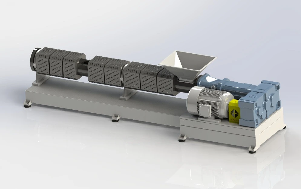 Duplex Screw Plastic Redivivus Extruder Ordinis in Africa Customer