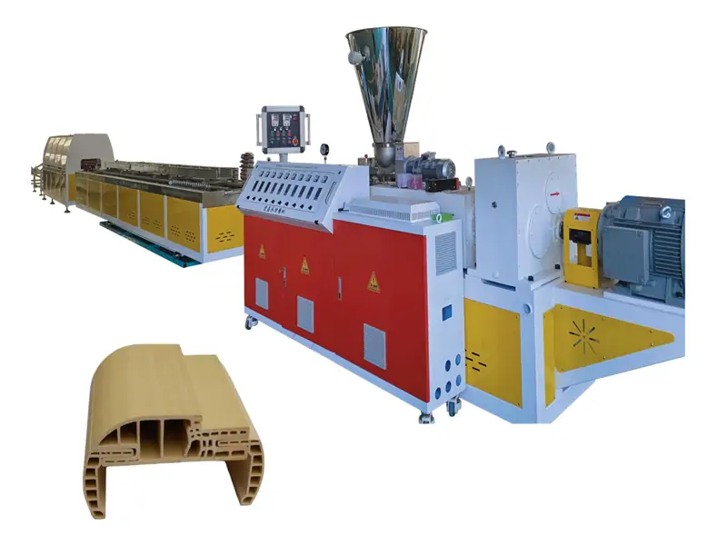 Temperature Profecti WPC Door Frame Extrusion Line
