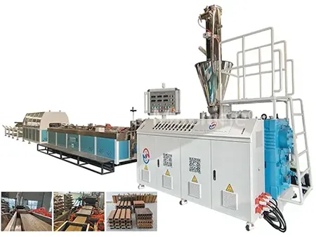 Estne WPC Machina Clavis ad Sustineri Lignum-Plastic Compositum Vestibulum ac Productio Superioris Efficiency