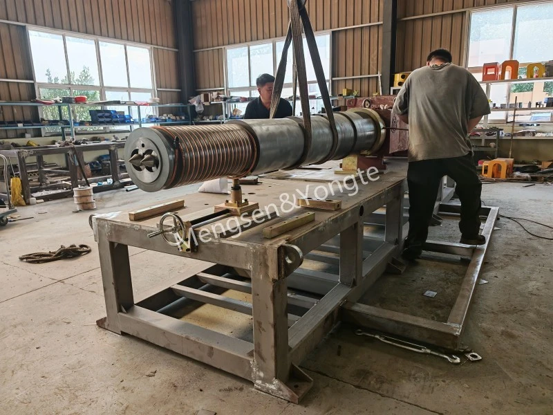 Installation of Custom 92/188 Conical Twin-Scew Extruder