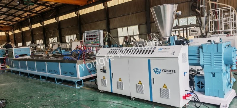4-Cavity Recycled Plastic Profile Production Line for Jordan