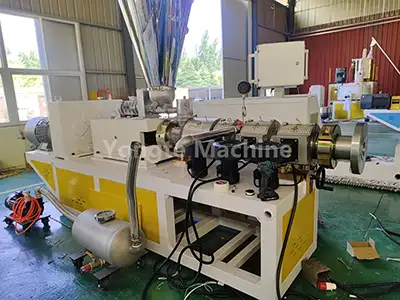 16-50mm double screw PVC pipe extruder