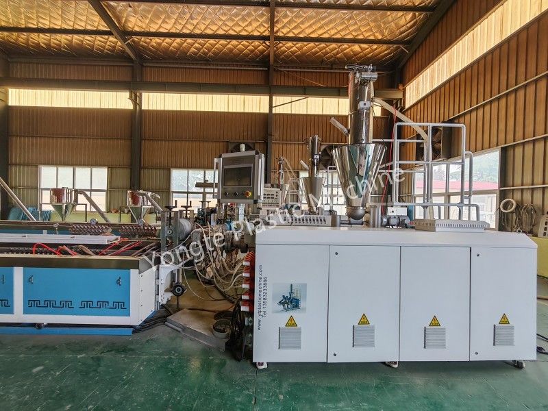 Lignum Plastic extrusionem Machine